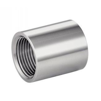 Manchon égal cylindrique inox 304 femelle femelle 3/8"