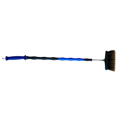 Lance brosse noire et bleue complète avec brosse, injecteur, entretoise et poignée