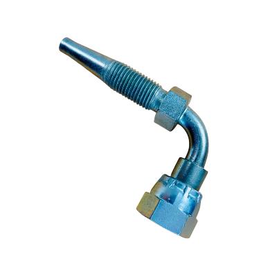 Raccord coudé à visser femelle 1/4" pour flexible HP