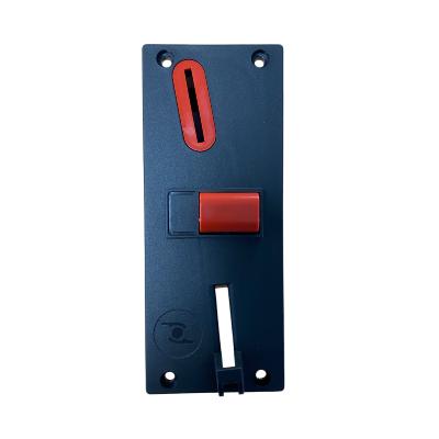 Plaque frontale F6 pour validateur électronique format standard 155x60 noir et rouge