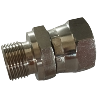 Raccord fou BSP60° inox 304 mâle 3/8". femelle 3/8"