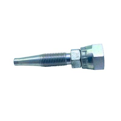 Raccord droit à visser femelle 1/4"  pour tuyau HP